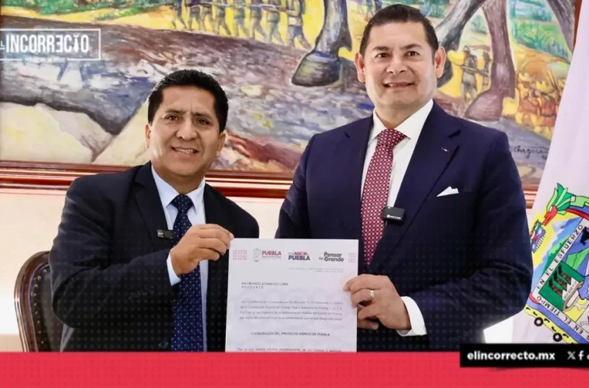  Armenta nombra a Raymundo Atanacio como Coordinador del Plan Hídrico en Puebla