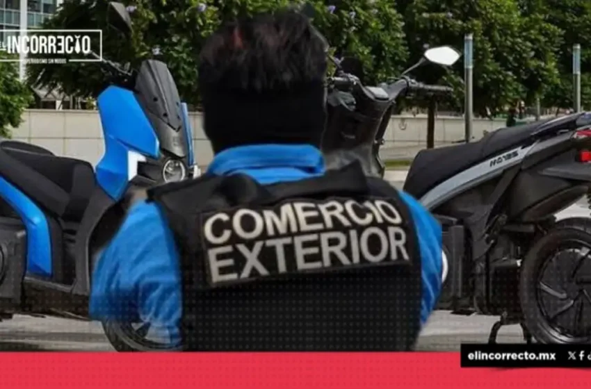  Comercio exterior decomisa 200 motos eléctricas en negocios del centro