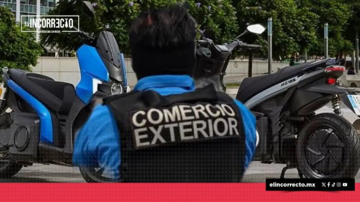 Comercio exterior decomisa 200 motos eléctricas en negocios del centro