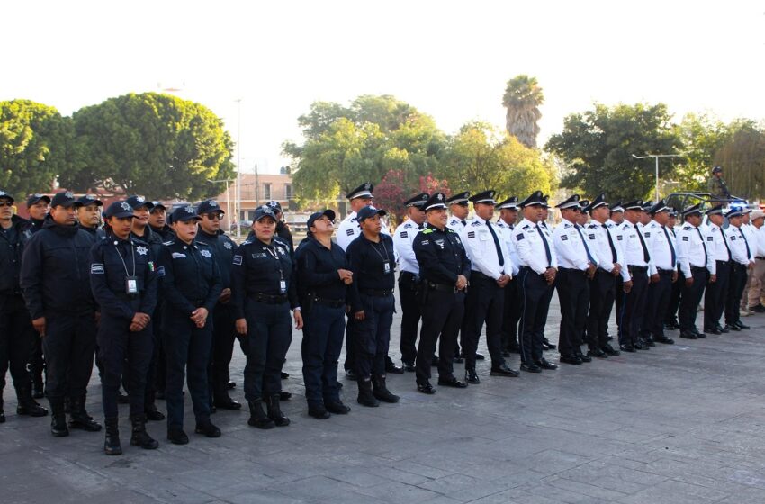  Con aumento salarial, uniformes y reconocimientos, Roberto Solís refuerza la dignificación policial en Huejotzingo