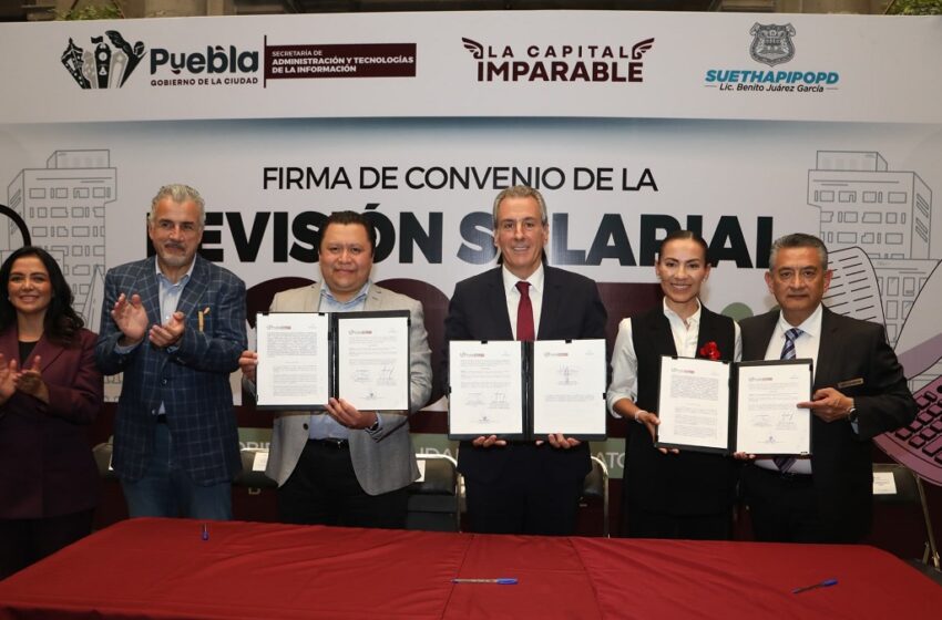  Firman Convenio de Revisión Salarial 2025 Gobierno de la Ciudad y Sindicato del Ayuntamiento