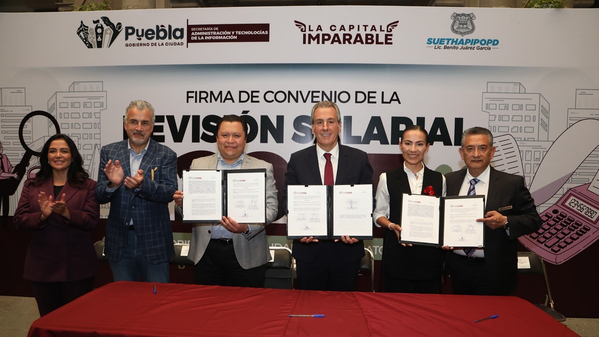 Firman Convenio de Revisión Salarial 2025 Gobierno de la Ciudad y Sindicato del Ayuntamiento