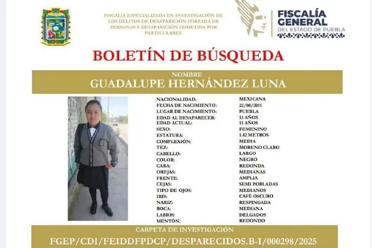 Localizan a menor desaparecida; estaba con su pareja de 22 años