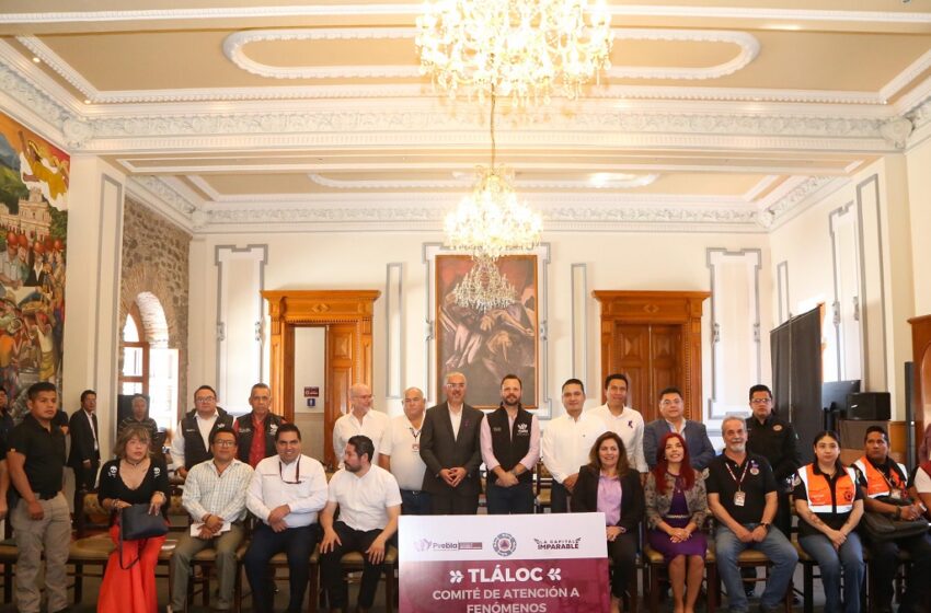  Fue instalado el Comité de Atención a Fenómenos Hidrometeorológicos “Tlaloc”, del Gobierno de la Ciudad