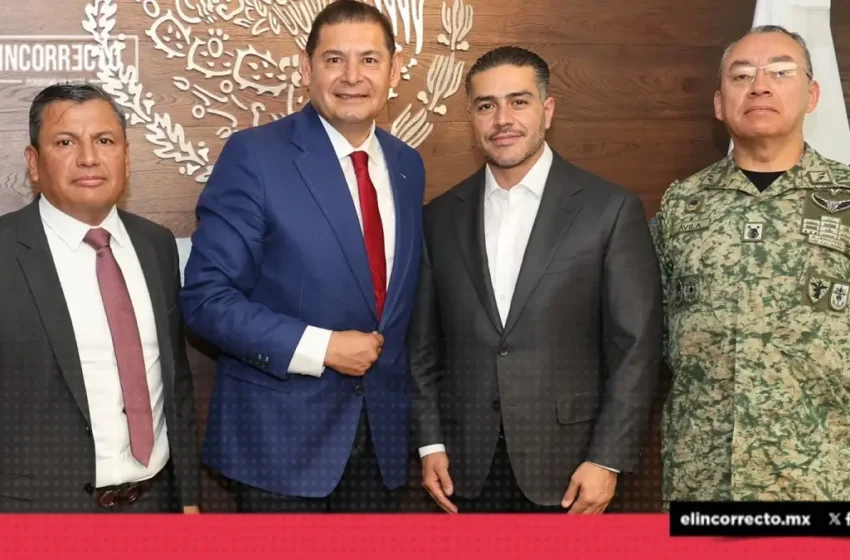  Harfuch y Armenta se reúnen para coordinar estrategia de seguridad para Puebla