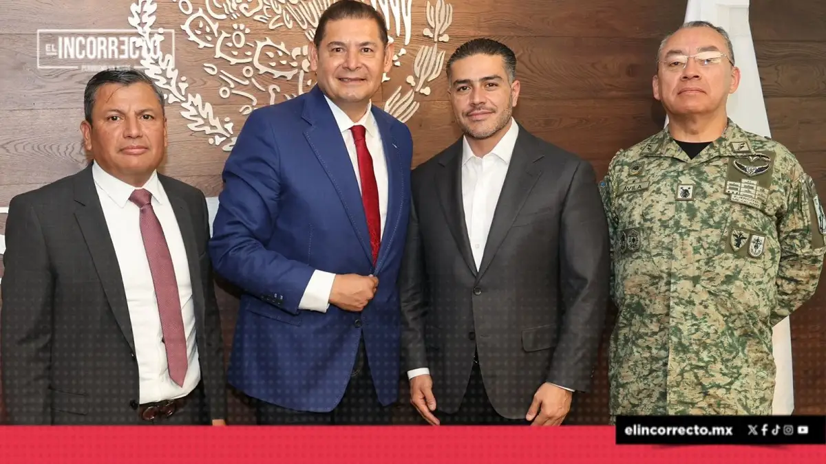 Harfuch y Armenta se reúnen para coordinar estrategia de seguridad para Puebla