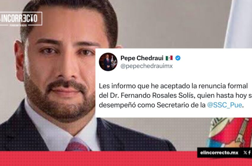  Renuncia titular de la SSC; se integrará a la Secretaría de Seguridad y Protección Ciudadana