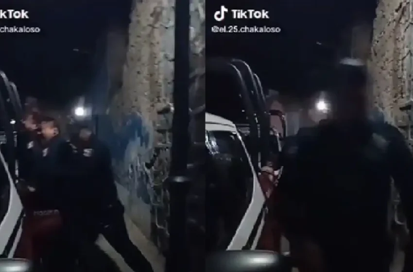  Policías municipales de Tochimilco graban VIDEO indebido en su turno