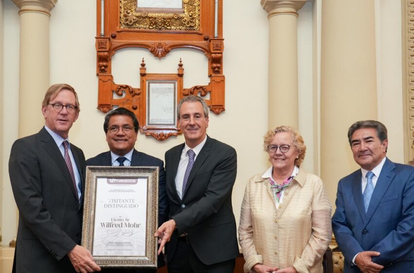  Reconoce Pepe Chedraui al embajador de Países Bajos como visitante distinguido