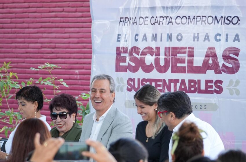  Se compromete Pepe Chedraui para tener escuelas sustentables
