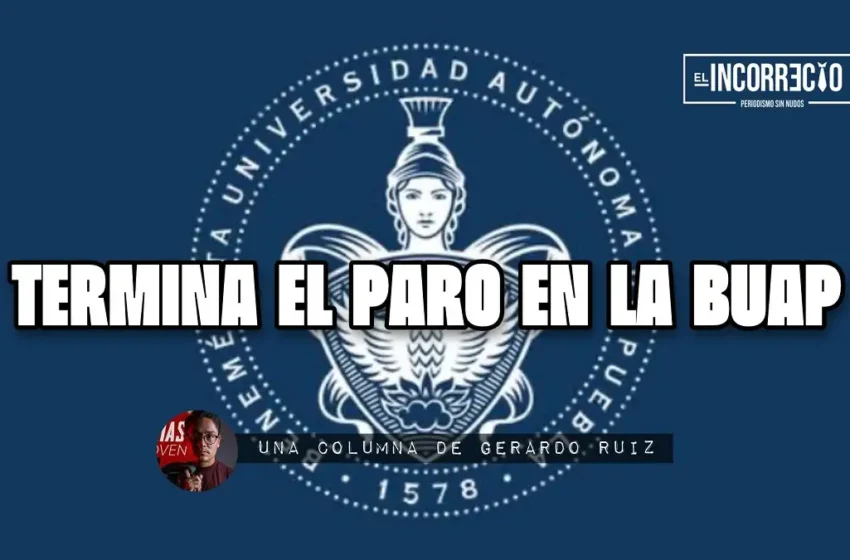  Termina el paro en la BUAP