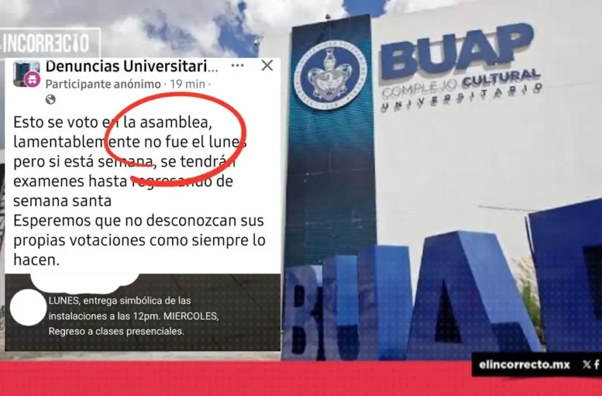  Tras cinco semanas, concluye paro en la BUAP; clases se reanudan el 2 de abril