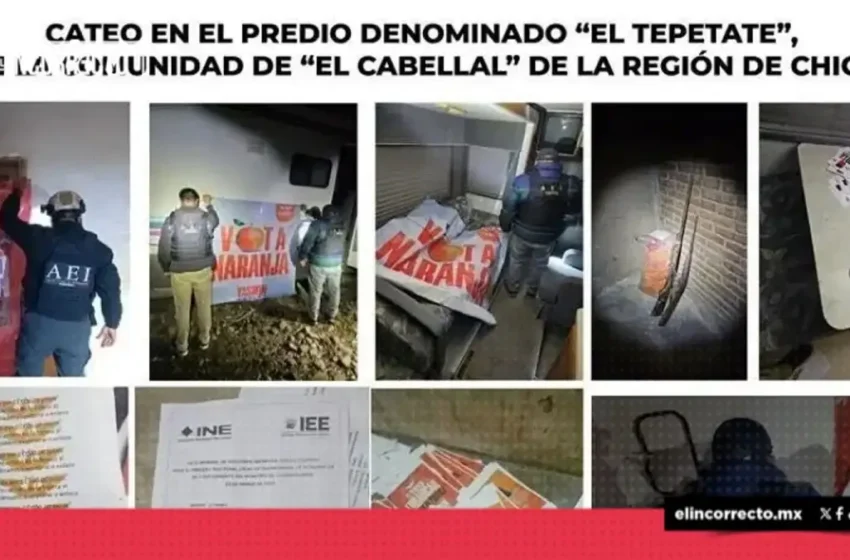  Aseguran propaganda de candidata en Chignahuapan dentro de un inmueble de «El Moco»