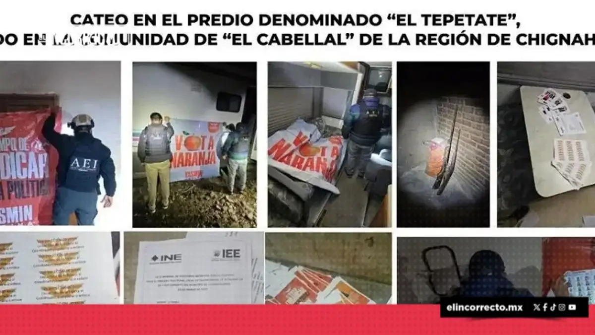 Aseguran propaganda de candidata en Chignahuapan dentro de un inmueble de «El Moco»
