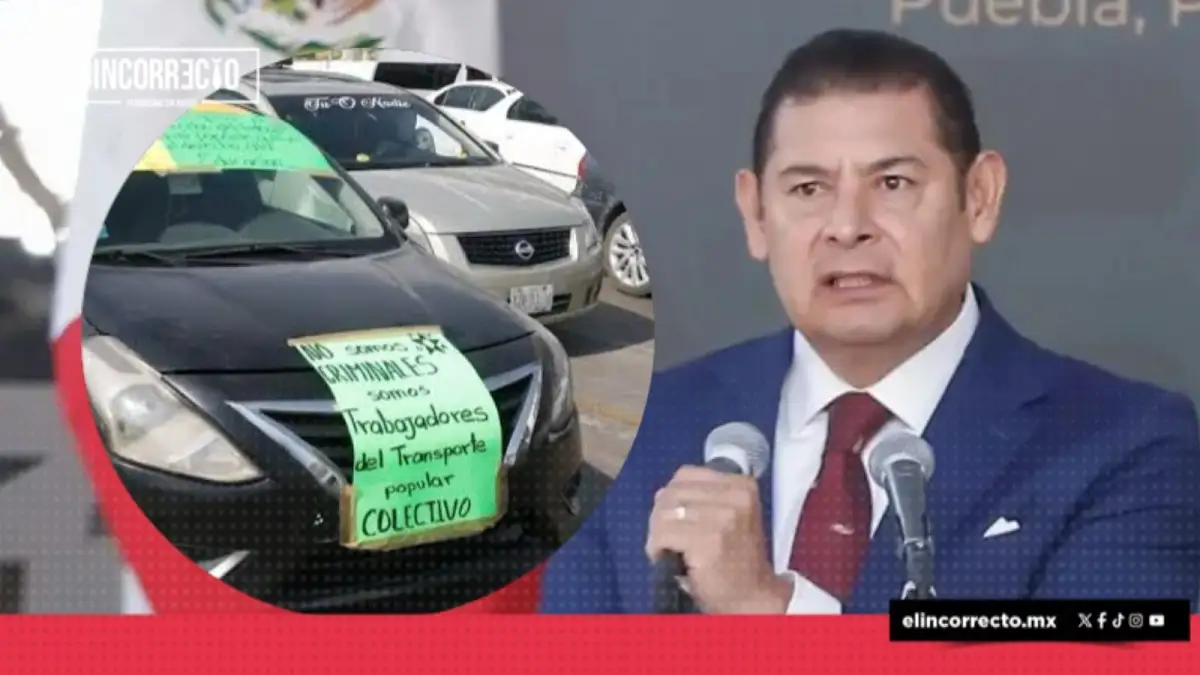 Gobernador Armenta advierte: transporte pirata en Puebla estaría vinculado a delitos