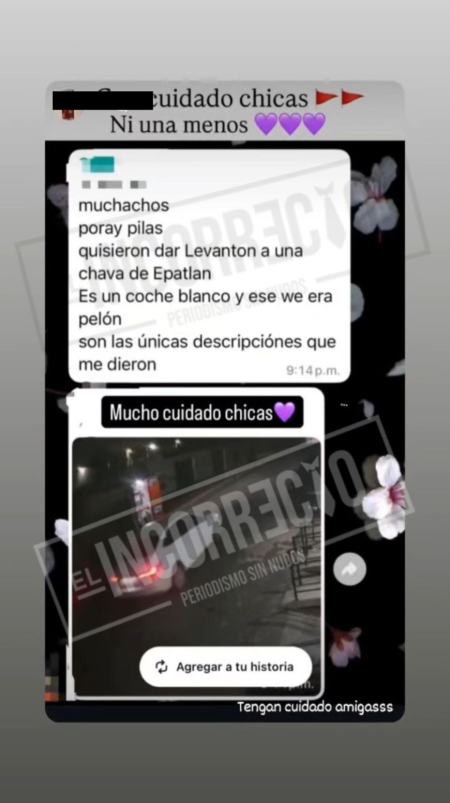 Vecinos de Epatlan y Xochiltepec, exponen intento de levantón a dos mujeres