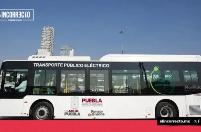  Rutas del transporte público de Puebla y taxis estrenarán unidades eléctricas (+FOTOS)
