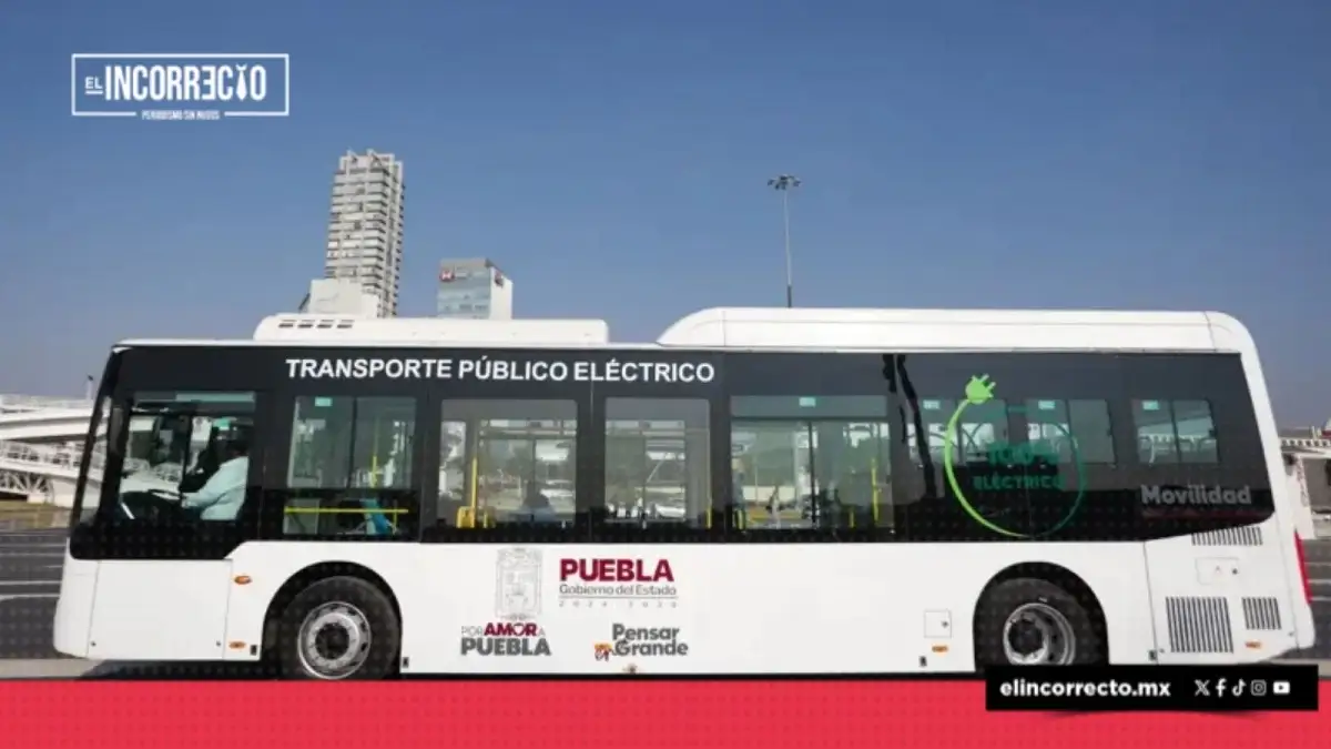 Rutas del transporte público de Puebla y taxis estrenarán unidades eléctricas (+FOTOS)