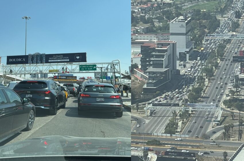  Caos en la Vía Atlixcáyotl: Estudiantes y Vecinos Cierran Carril para Exigir Paso Peatonal
