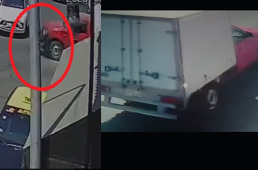  ¡IMPACTANTE! Video Camioneta se pasa el alto y embiste a madre con su bebé en Puebla: responsables huyeron