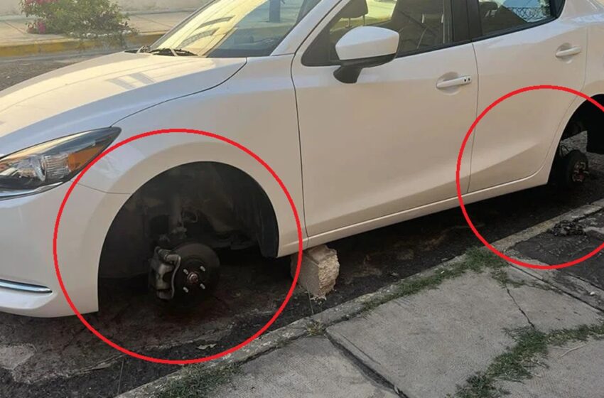  Ladrones desvalijan auto en San José Vista Hermosa… ¡ni la seguridad privada los detuvo!
