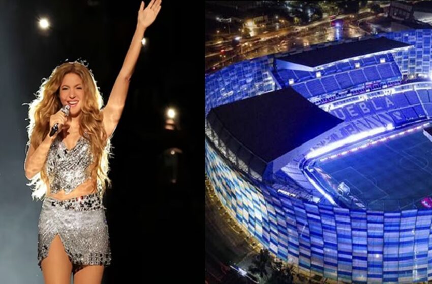  Shakira en Puebla: Estadio Cuauhtémoc se prepara para recibir a la diva del pop