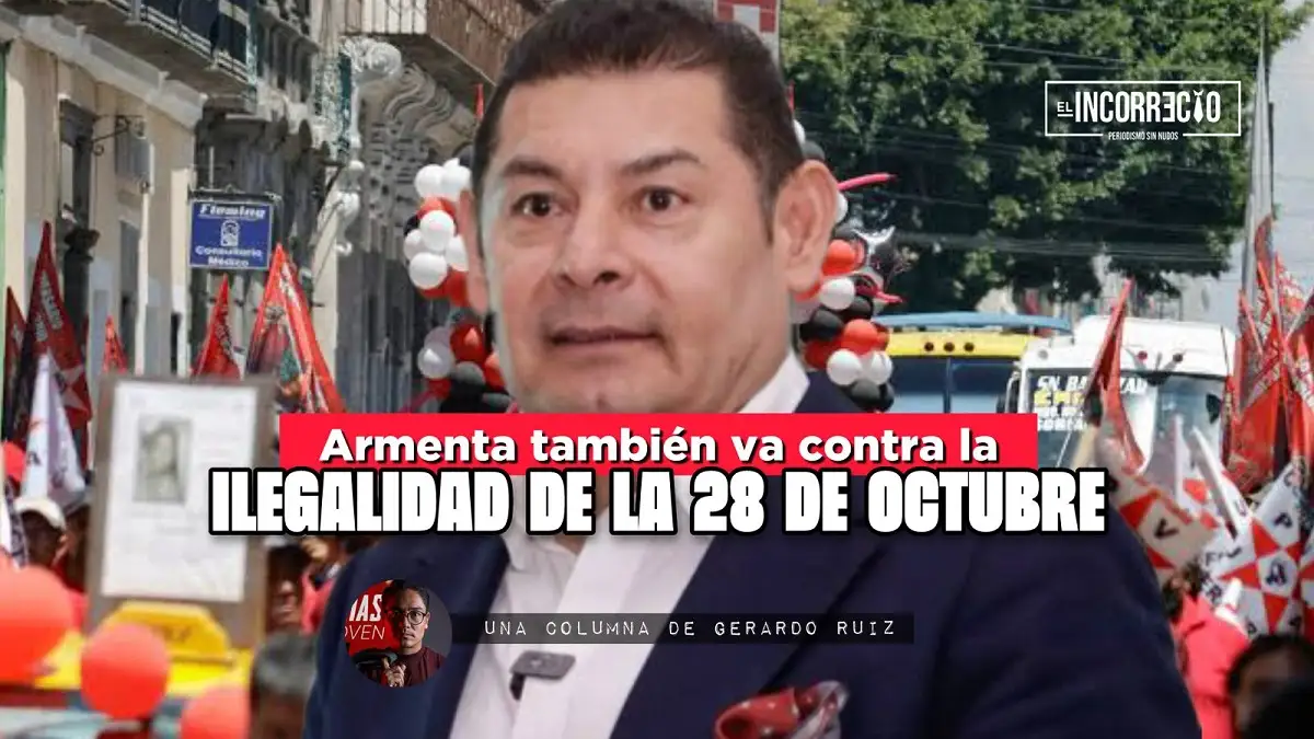Armenta también va contra la ilegalidad de la 28 de Octubre