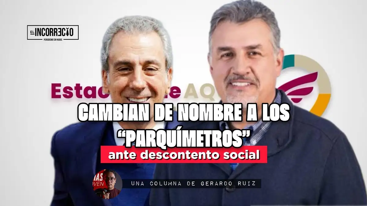 Cambian de nombre a los “parquímetros” ante descontento social