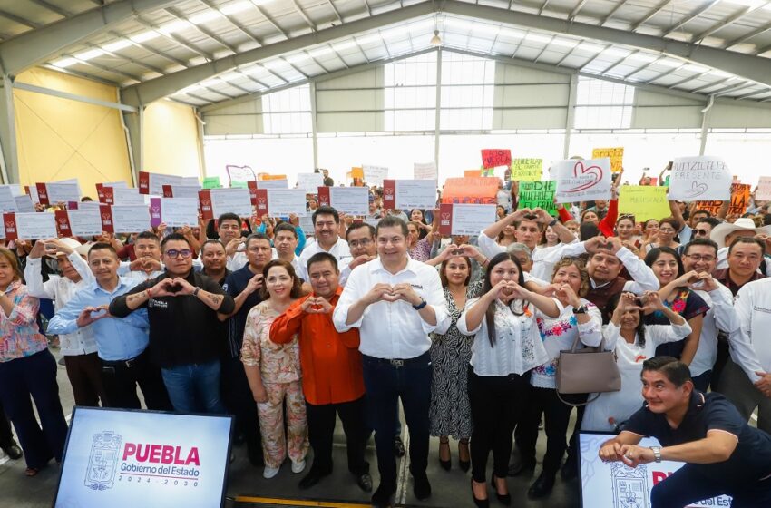  Con obra comunitaria Gobierno de Puebla detona desarrollo en Tepexi de Rodríguez