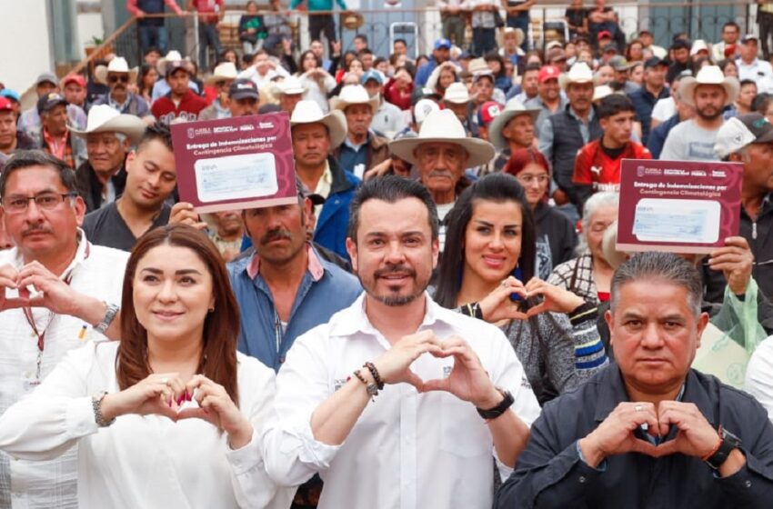  Con sensibilidad y justicia social, Gobierno apoya a productores afectados por heladas