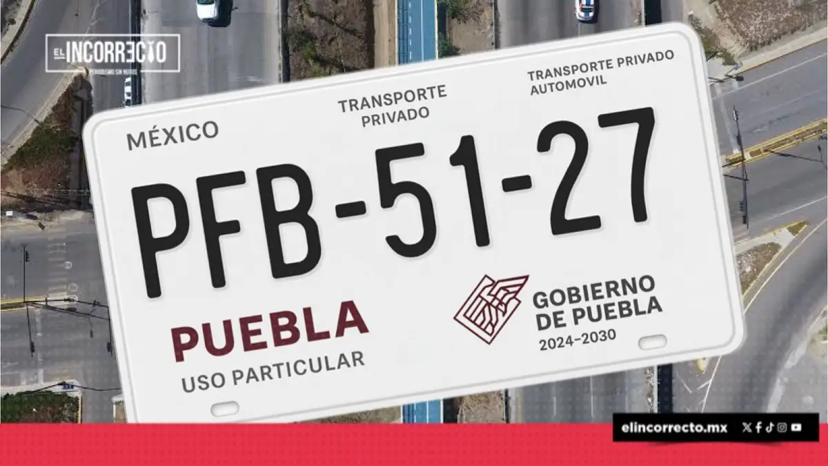 Descarta Gobierno de Puebla reemplacamiento a autos vehiculares
