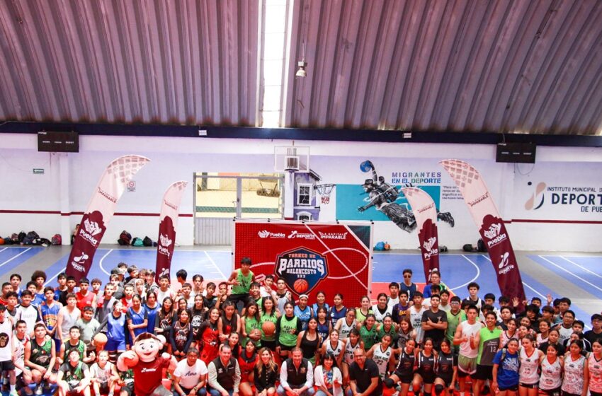  Gran participación de las y los poblanos en el Torneo de Barrios baloncesto 3×3 del IMDP