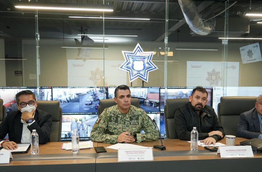  Mantiene Gobierno de la Ciudad desarrollo de la Mesa de Seguridad Municipal por el bien de las y los poblanos
