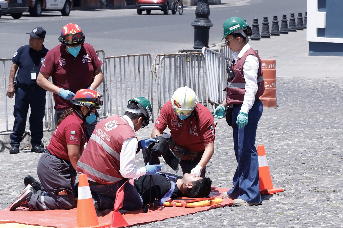 Más de un millón de poblanos participaron en el Simulacro Nacional 2025