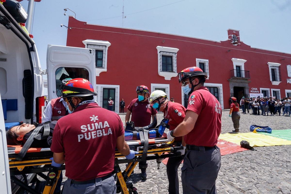 Más de un millón de poblanos participaron en el Simulacro Nacional 2025