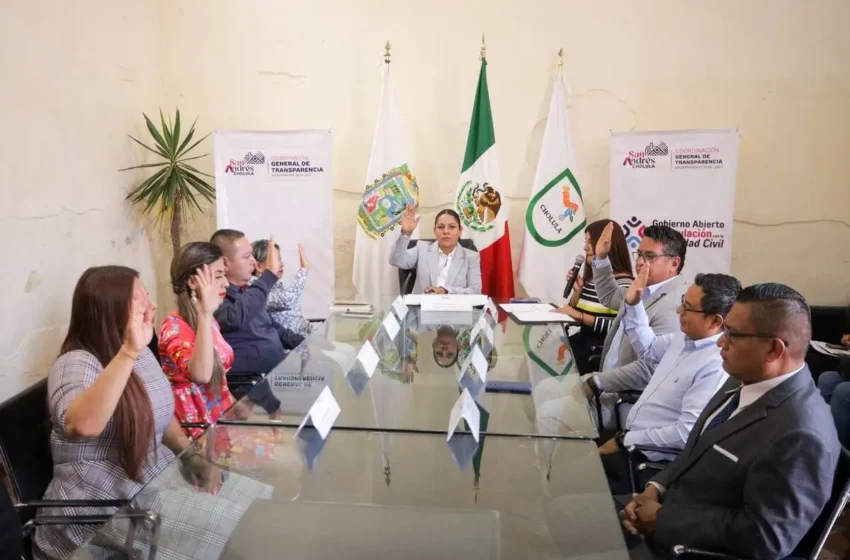  Reafirma Lupita Cuautle su compromiso con el gobierno abierto al instalar la Comisión Intersecretarial