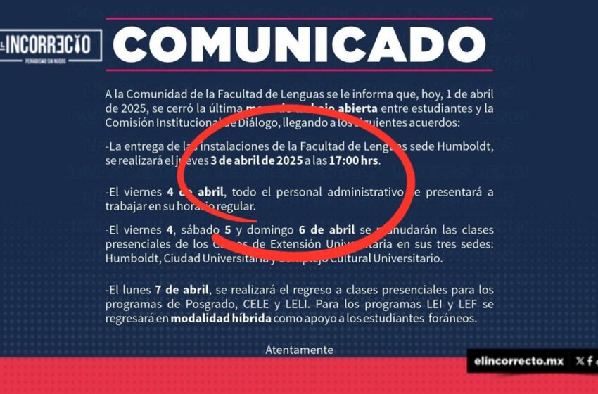  Termina paro estudiantil en la facultad de lenguas de la BUAP