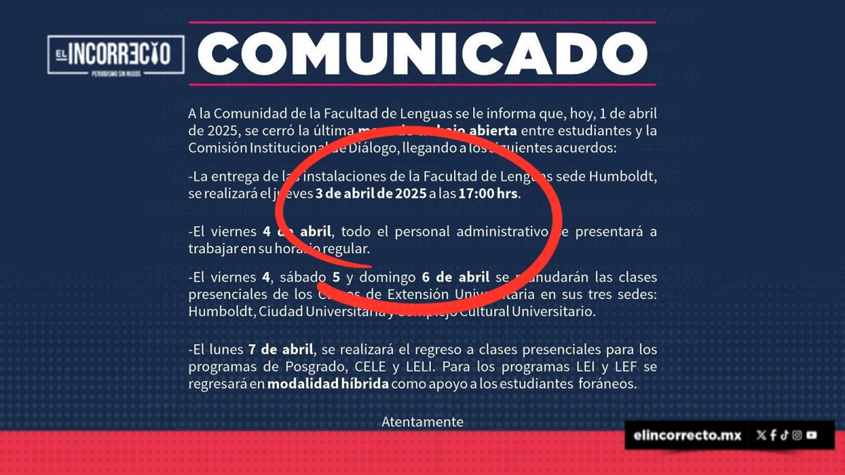 Termina paro estudiantil en la facultad de lenguas de la BUAP