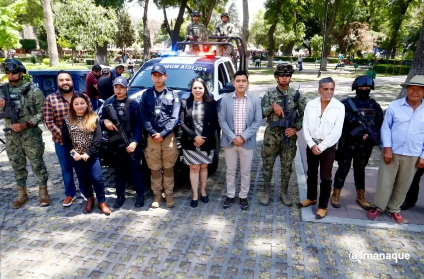  Tonantzin Fernández pone en marcha el operativo Semana Santa Segura en San Pedro Cholula