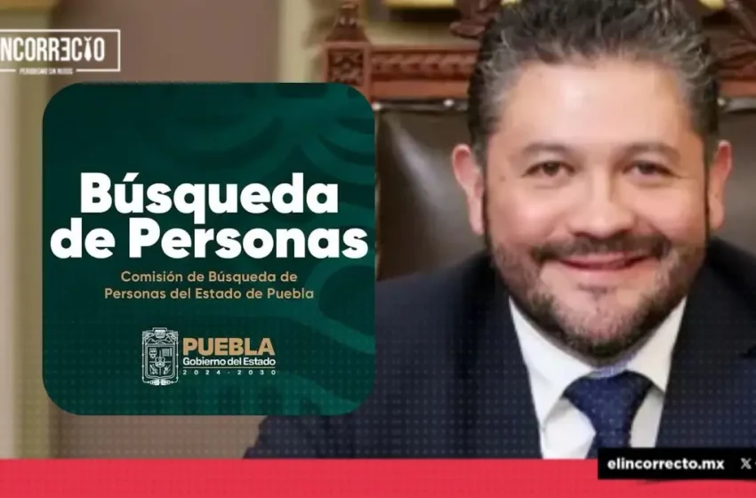  Designan a Enrique Rivera Reyes comisionado de Búsqueda en Puebla