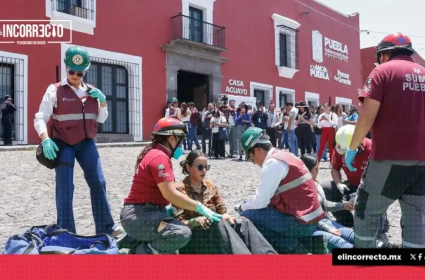 Más de un millón de poblanos participaron en el Simulacro Nacional 2025