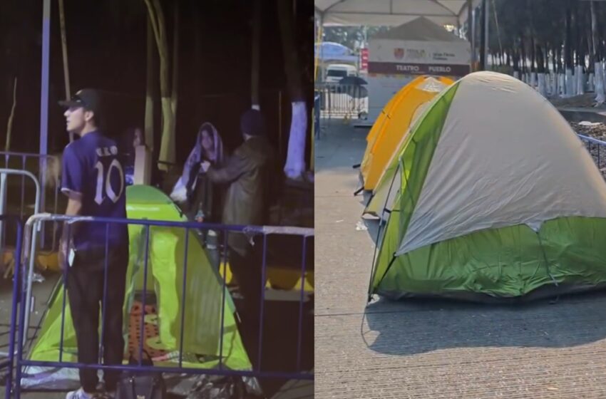  ¡48 horas antes! Fans de Maroon 5 ya acampan para el concierto en la Feria de Puebla 2025