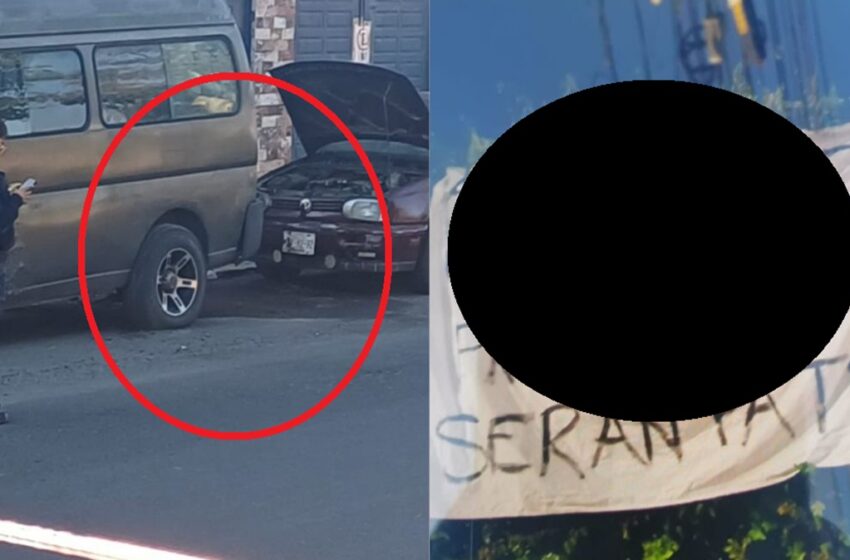  Revelan contenido del mensaje amenazante que dejaron junto a vehículos incendiados en Parque Ecológico; «próximamente serán patrullas”
