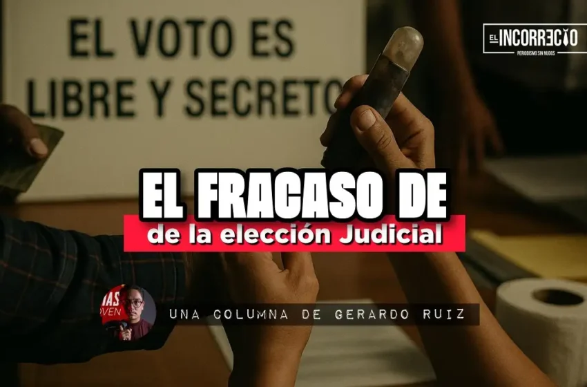  El fracaso de la elección judicial