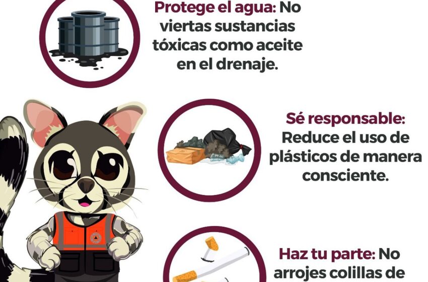  Emite Gobierno de la Ciudad recomendaciones por lluvias en zonas bajas