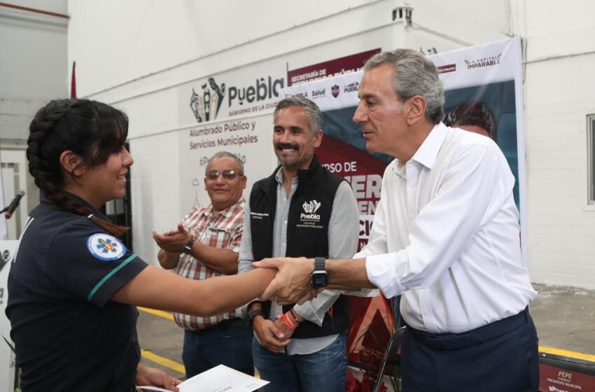  Encabeza Pepe Chedraui Curso de Primer Respondiente a personal de Servicios Públicos