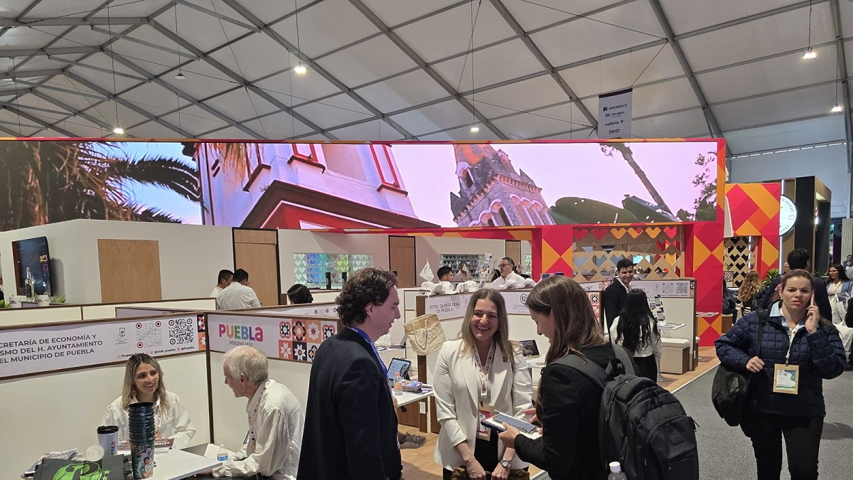 Éxito total, promoción de Puebla en el Tianguis Turístico 2025