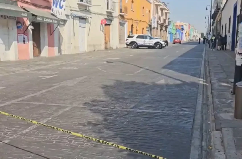  Hombre en situación de calle fallece en el Centro Histórico de Puebla