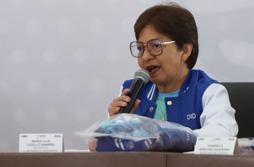  Anuncia Lilia Cedillo que Puebla será sede de la Universiada Nacional 2025
