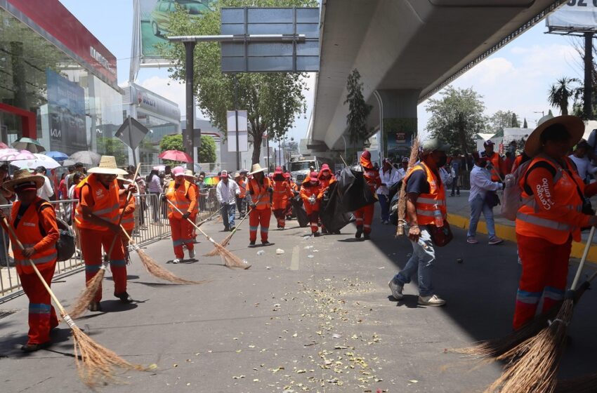  Participó OOSL en el Desfile del 5 de Mayo con operativo especial de limpieza